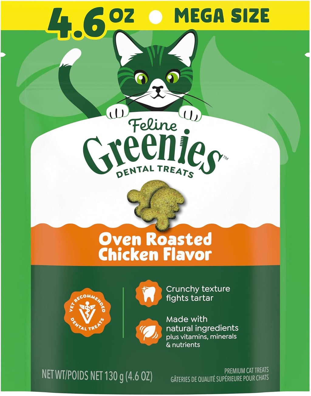 Feline Natural Dental Cat Treats – Roasted Chicken Flavor