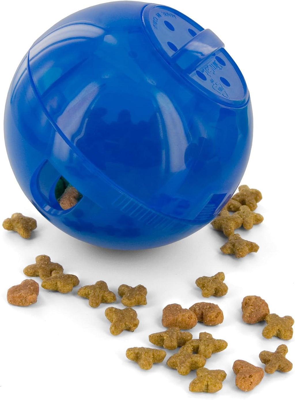 Interactive Cat Treat Ball Toy, Slow Feeder Food Dispensing Ball for Cats, Adjustable Treat Puzzle Toy for Mental Stimulation & Healthy Feeding
