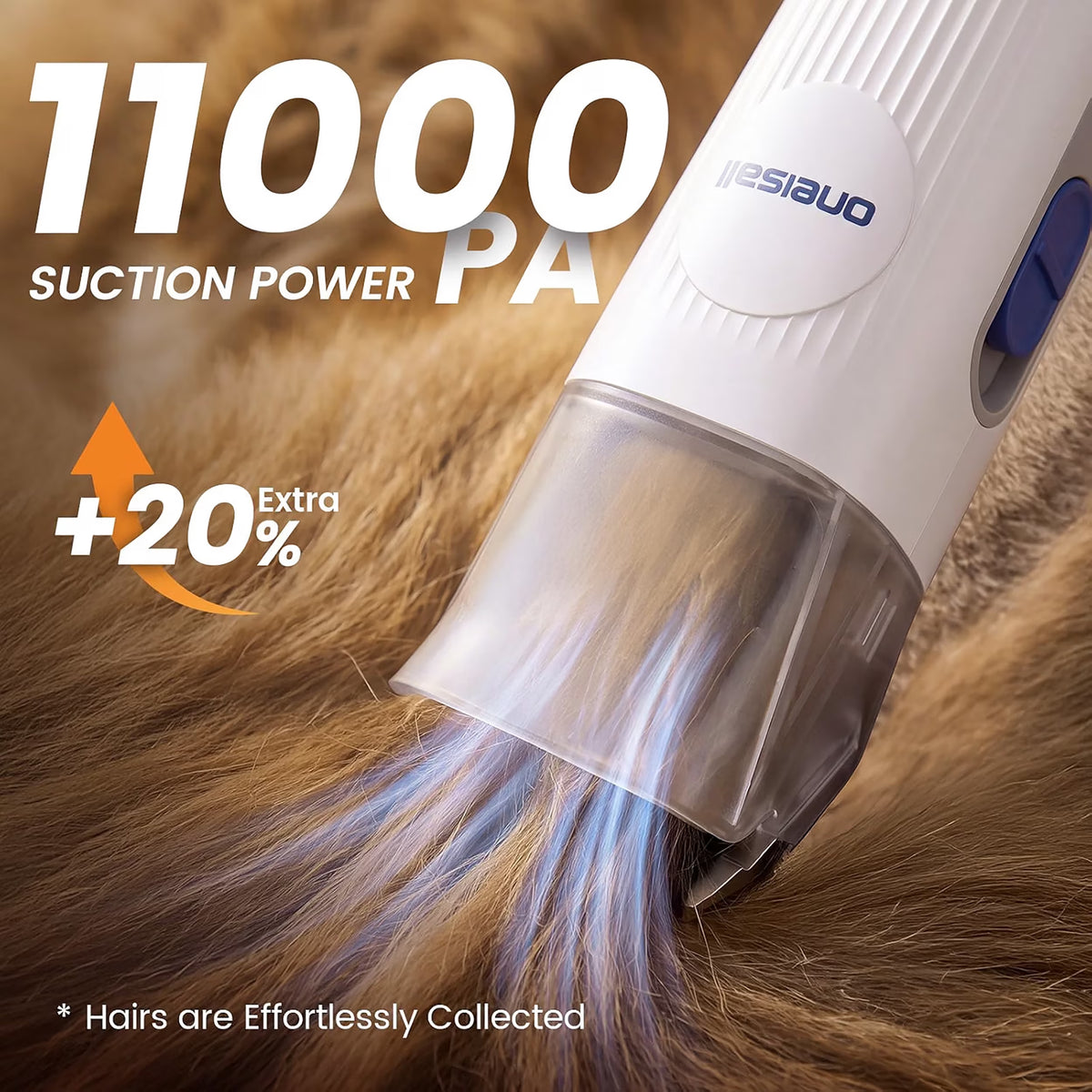 7-in-1 Dog Grooming Kit with Low-Noise Pet Grooming Vacuum