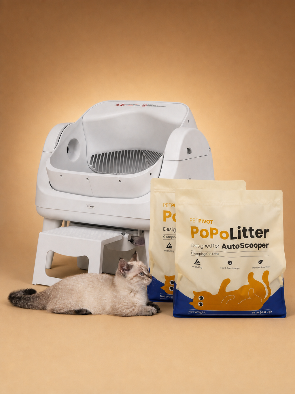 Autoscooper Popolitter Cat Litter