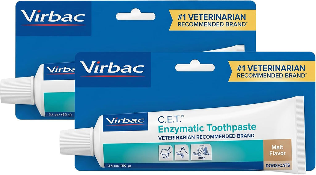 Virbac C.E.T. Enzymatic Toothpaste for Dogs & Cats – Poultry Flavor