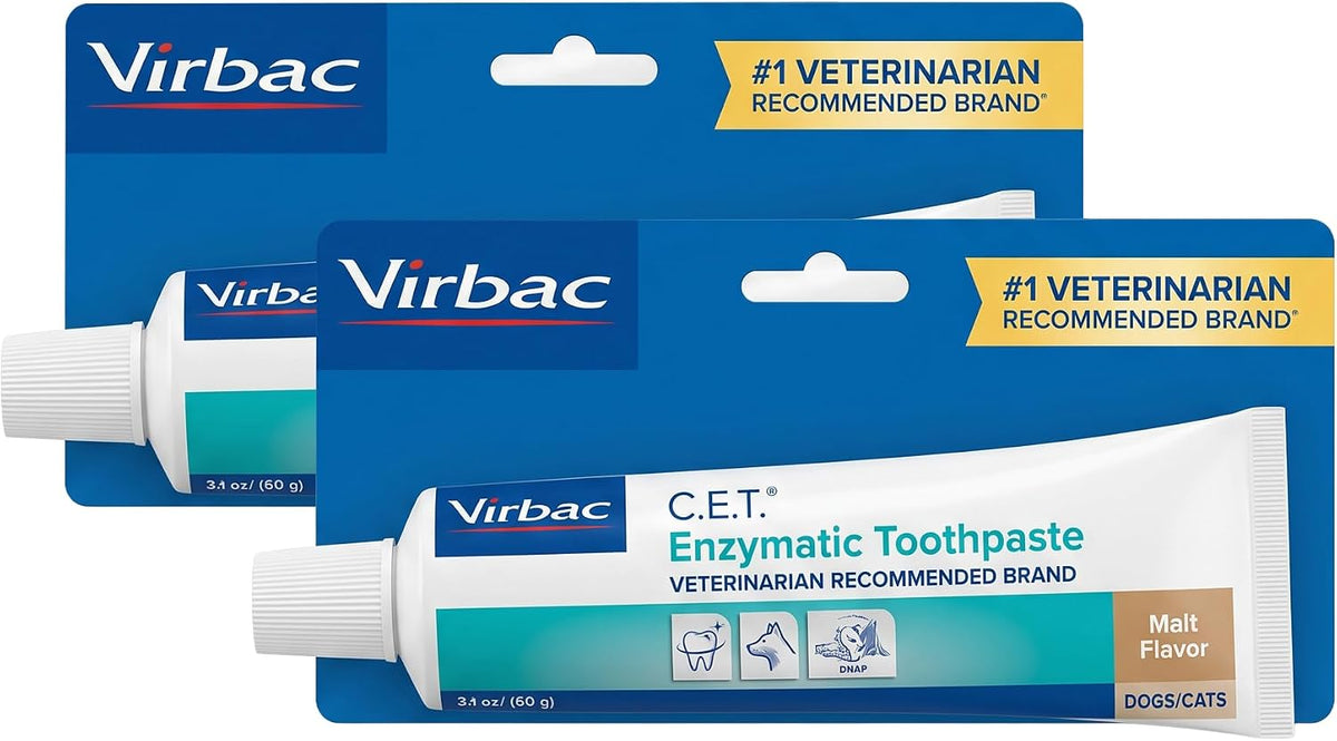 Virbac C.E.T. Enzymatic Toothpaste for Dogs & Cats – Poultry Flavor